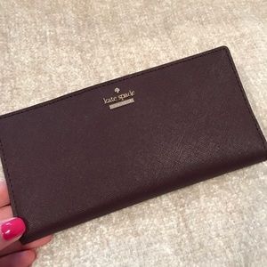 Oxblood (maroon) Kate Spade Wallet